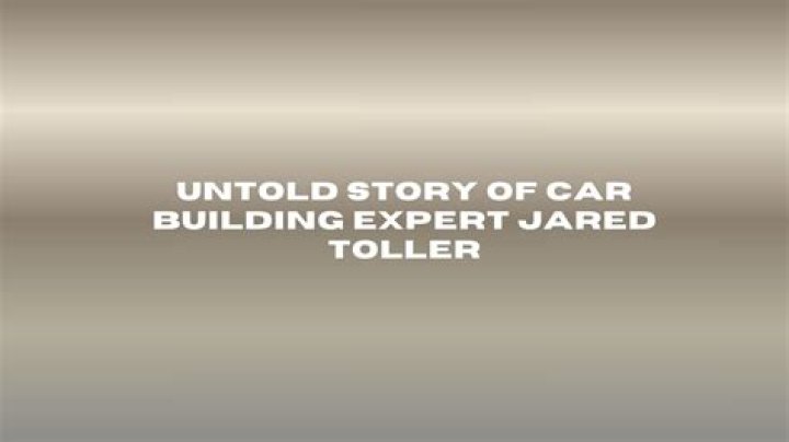 Unveiling The Journey Of Jared Toller: A Multifaceted Talent