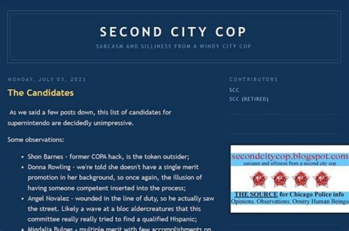 Unveiling The Mystique Of The Second City Cop