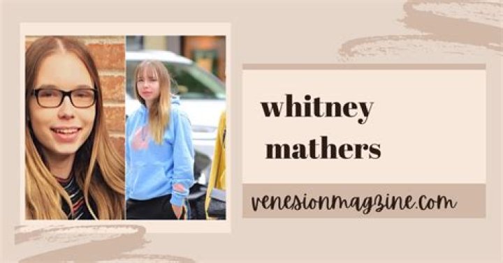 Unveiling Whitney Scott Mathers: Exclusive Insights And Discoveries