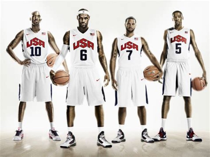 USA Men's Olympic Basketball Jersey Numbers