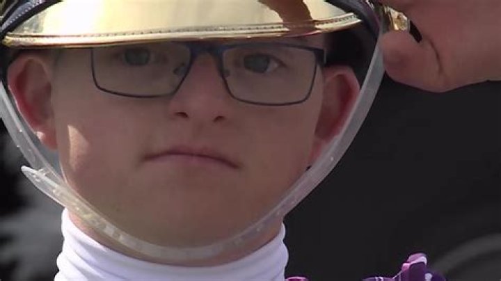 Utah high school marching band lead by a special conductor