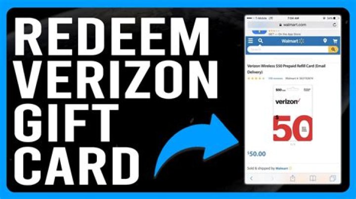 Verizon Up: Redeem a gift card