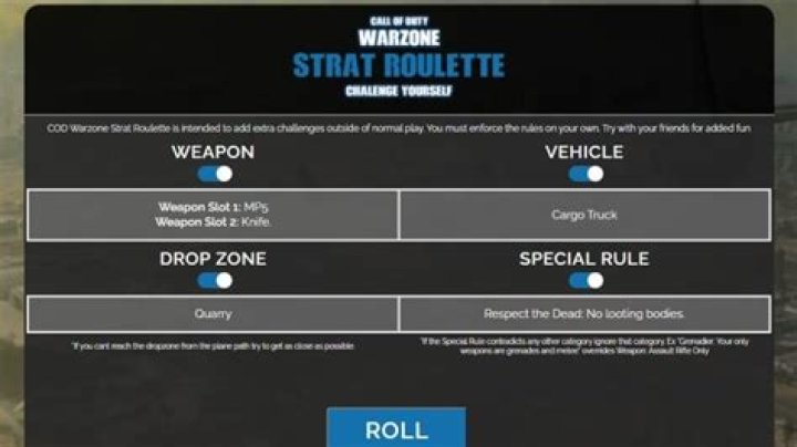 Warzone 'Strat Roulette' Dares Players to Take on Extra Challenges