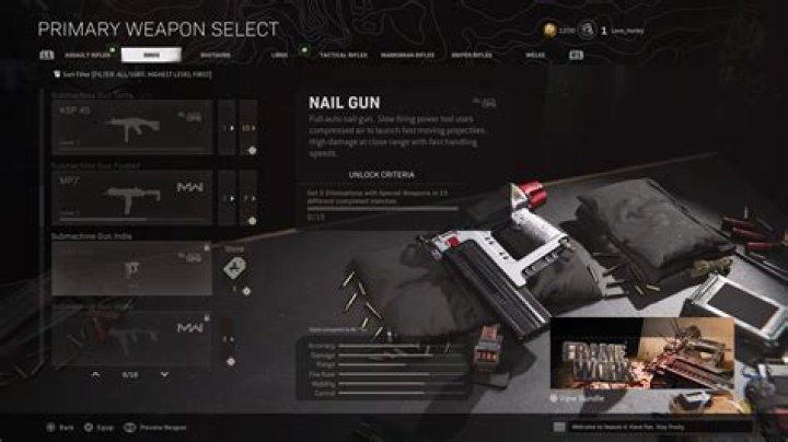 Warzone Nail Gun: How to Unlock