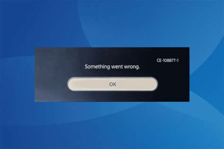 What a PS4 WC-40383-8 Error Is and What to Do About It