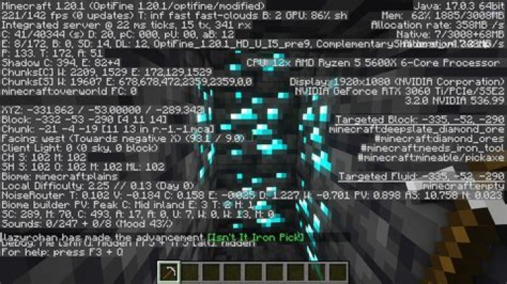 What coordinates are diamonds at in Minecraft 1.19 update