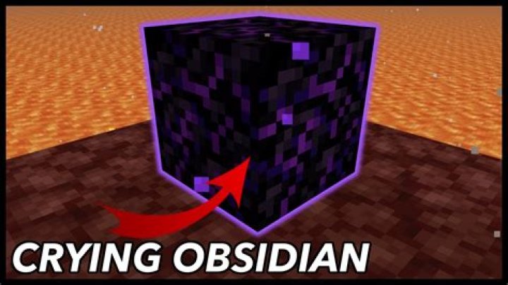 What Crying Obsidian Does in Minecraft 1.16