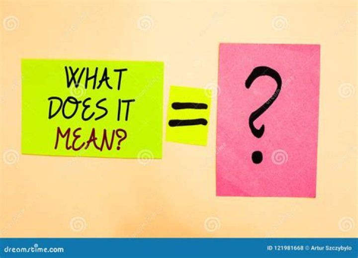 What Does the Question Mean?