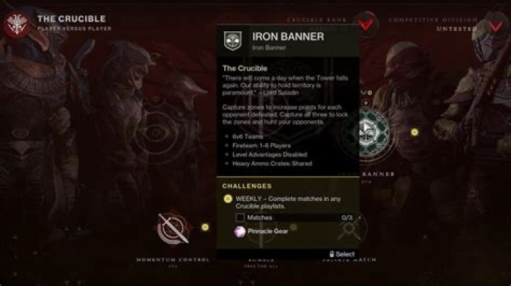 What Is a Daily Challenge in Iron Banner in Destiny 2?