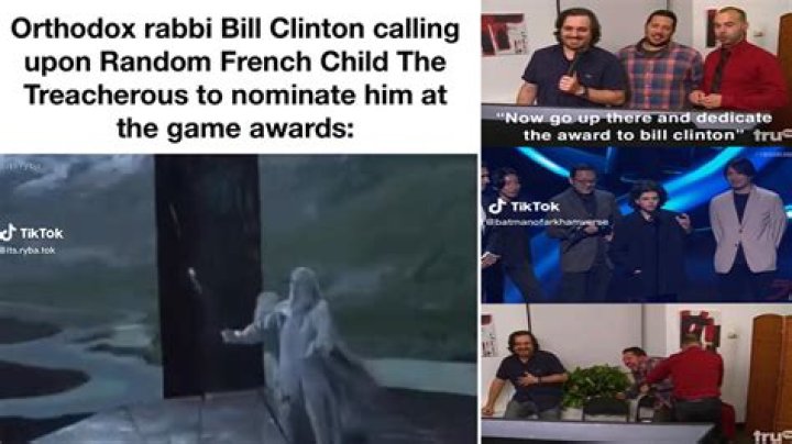 What is a Groyper? Hilarious Bill Clinton Orthodox Rabbi memes take over Twitter post Game Awards incident 