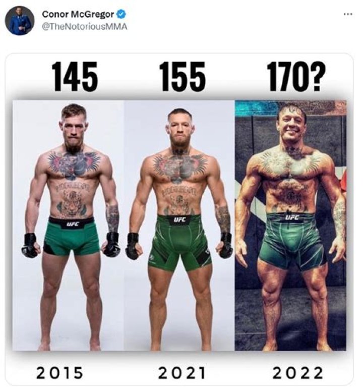 What Is Conor McGregor's Height And Weight?