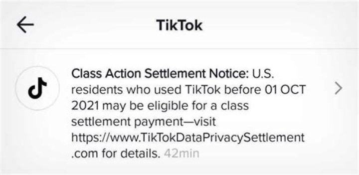 What is the TikTok Class Action Lawsuit Settlement Notice? App users eligible for payment