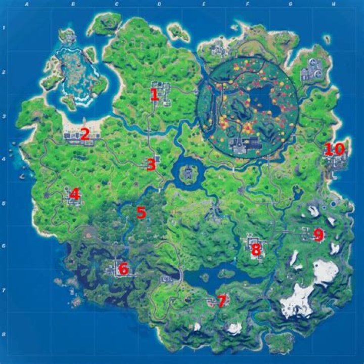 Where are the Fortnite Birthday Cakes?