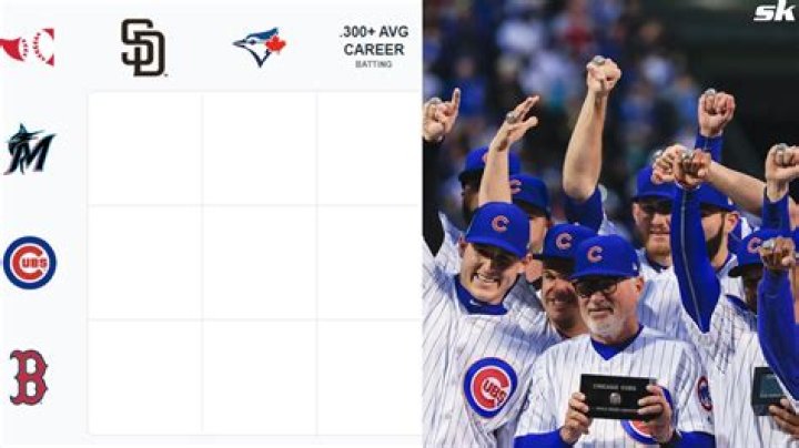 Which Cubs players have recorded a .300+ career batting average? MLB Immaculate Grid Answers August 20 