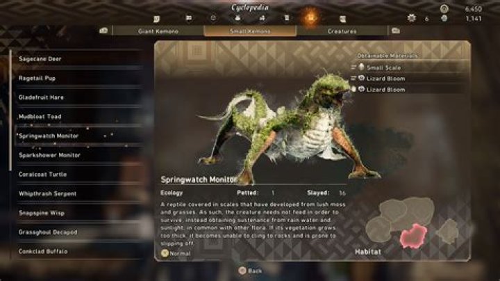 Wild Hearts: Find Lizard Blooms, Silken Thread, Simian Yin Organ Gems