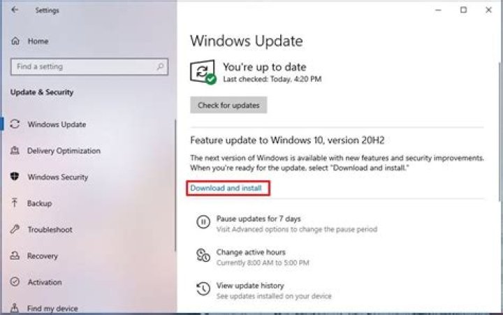 Windows 10 20H2 Update Is Now Available to Every Windows User