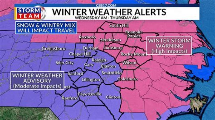 Winter Storm Warning, Weather Advisories issued for several area counties