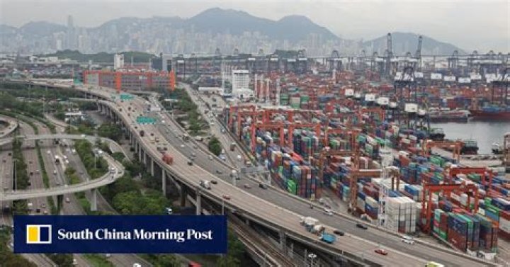 Worker dies after inflatable ship fender explodes while being filled with gas at Hong Kong container terminal, throwing him 10 metres