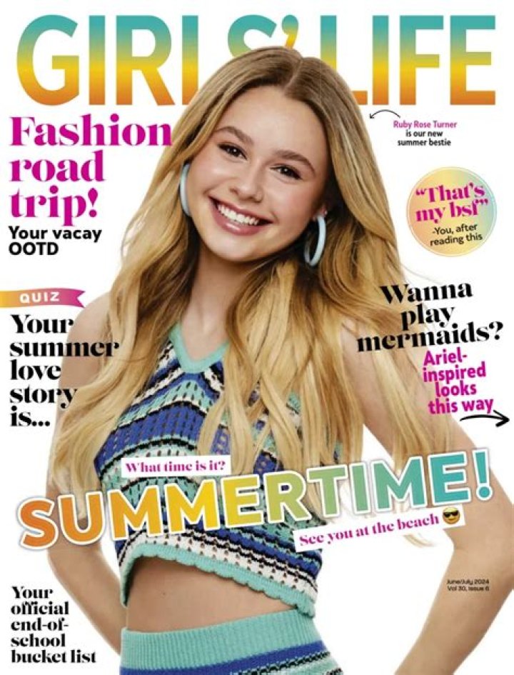 ZENDAYA COLEMAN COVERS GIRLS LIFE MAGAZINE